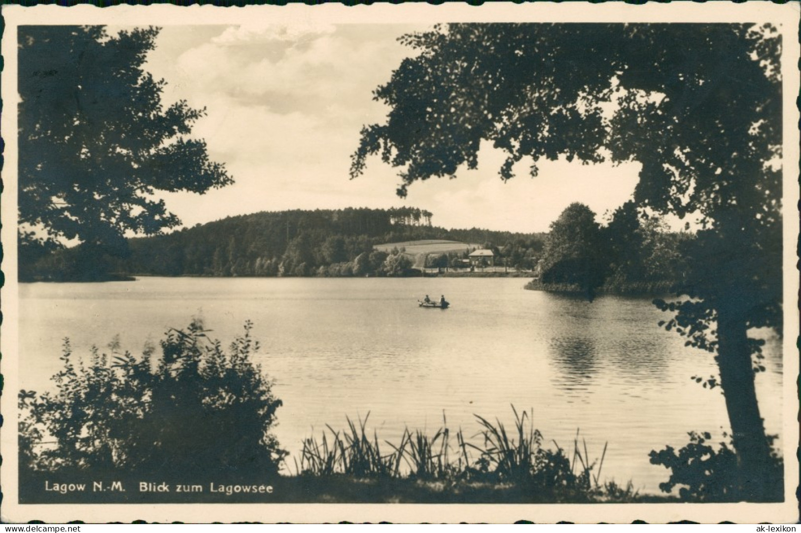 Postcard Lagow &#321;agów Blick Auf Den Lagowsee 1939 - Neumark