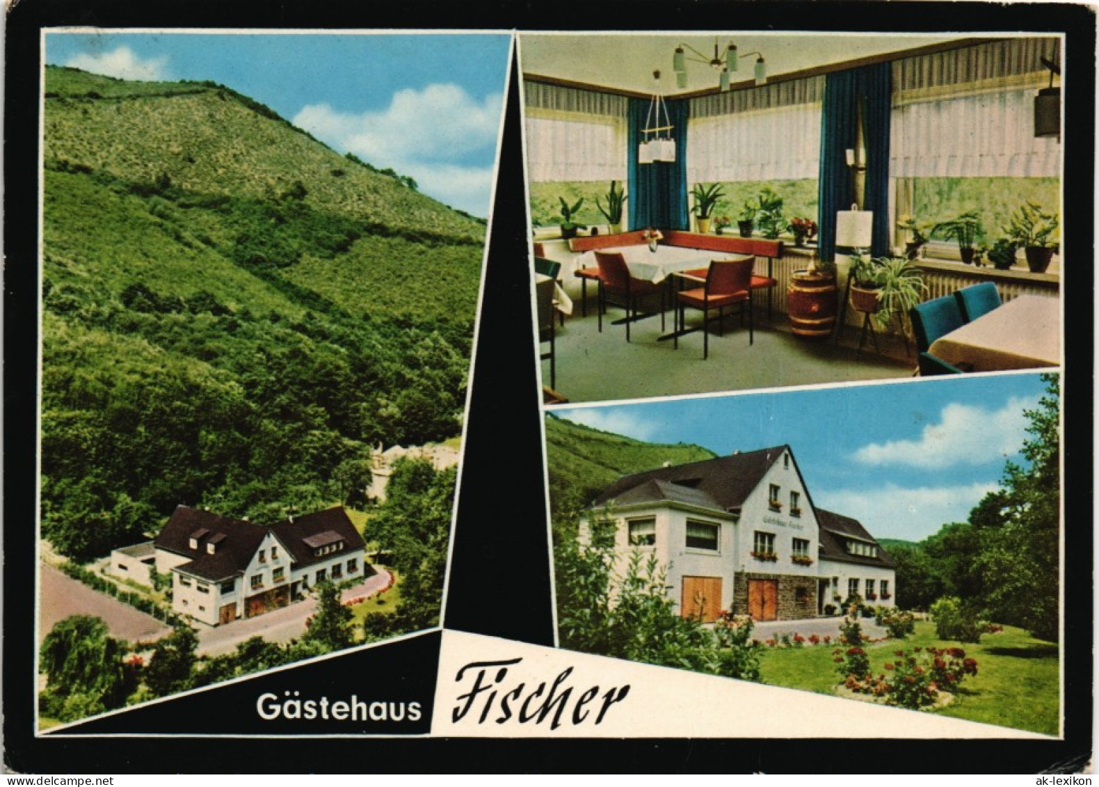 Ansichtskarte Zell&#47;Mosel Gästehaus Fischer Garni MB 1965 - Zell