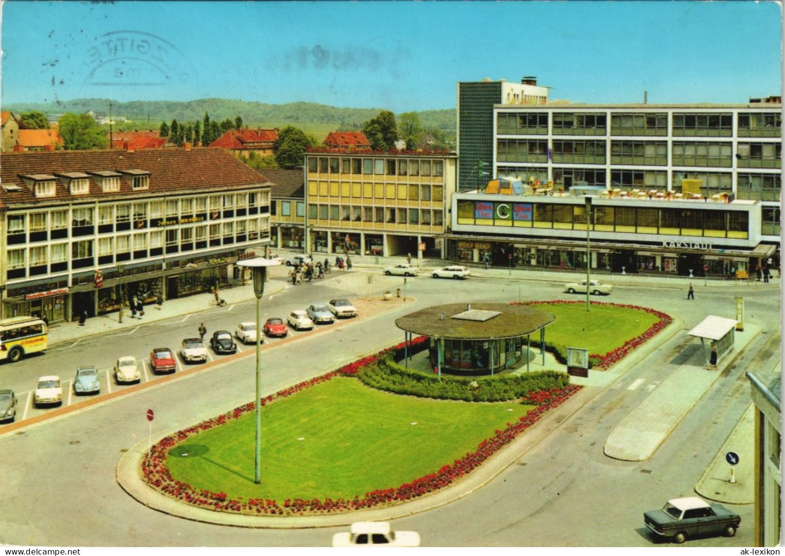 Ansichtskarte Salzgitter Schützenplatz, VW Käfer 1973 - Salzgitter