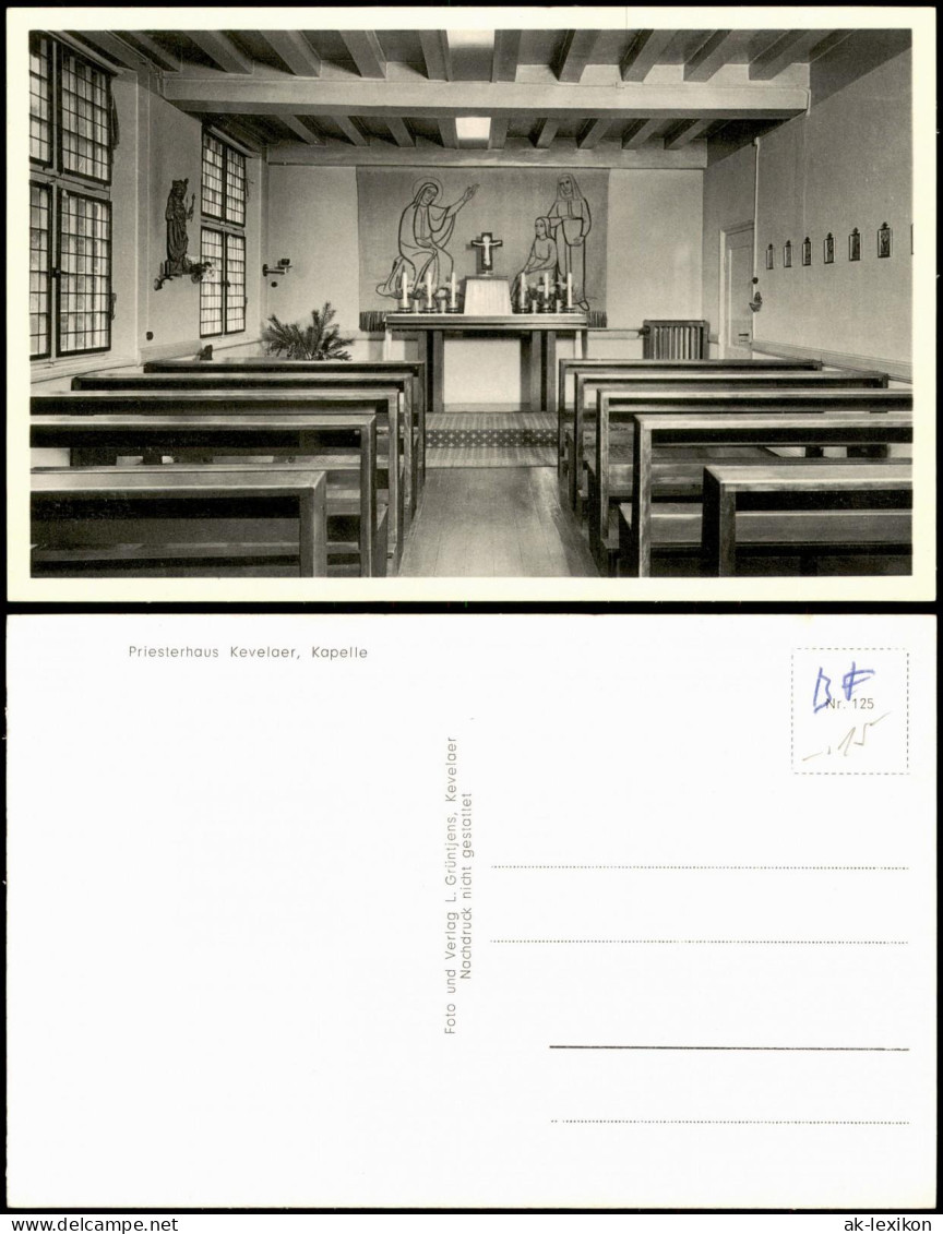 Ansichtskarte Kevelaer Priesterhaus Kevelaer, Kapelle 1960 - Kevelaer
