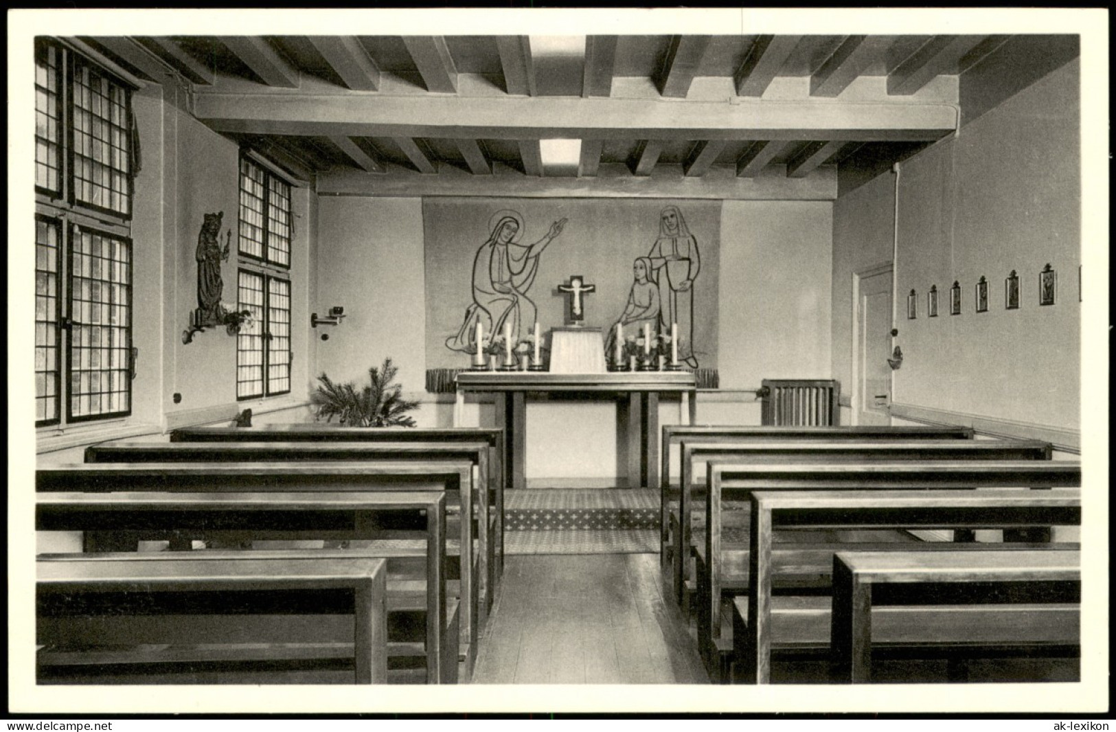 Ansichtskarte Kevelaer Priesterhaus Kevelaer, Kapelle 1960 - Kevelaer