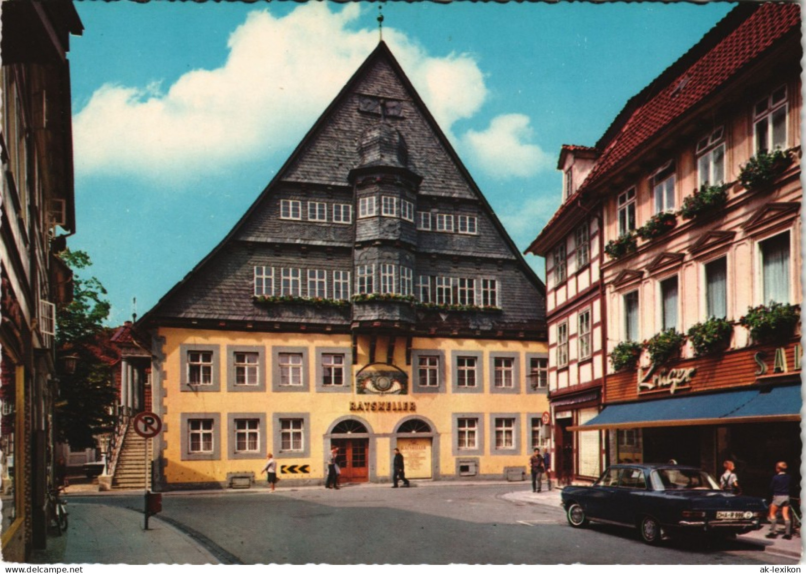 Ansichtskarte Osterode (Harz) Rathaus Mit Rathskeller 1970 - Osterode