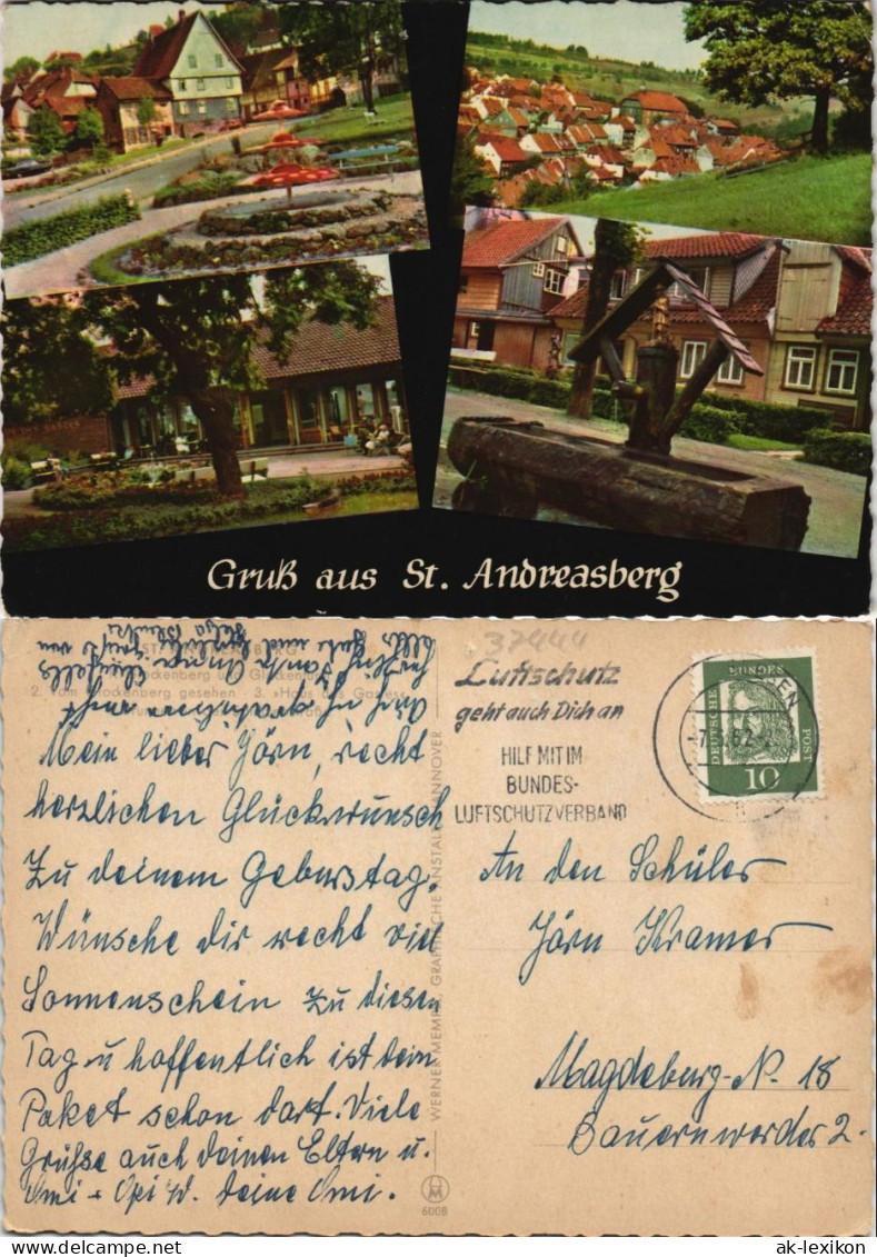 Ansichtskarte Sankt Andreasberg-Braunlage 4 Bild: Stadtansichten 1962 - St. Andreasberg