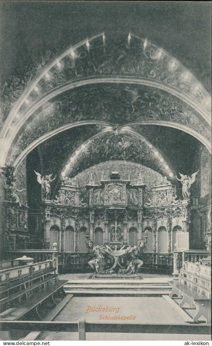 Ansichtskarte Bückeburg Fürstliches Schloss Kapelle Schlosskapelle 1905 - Bueckeburg
