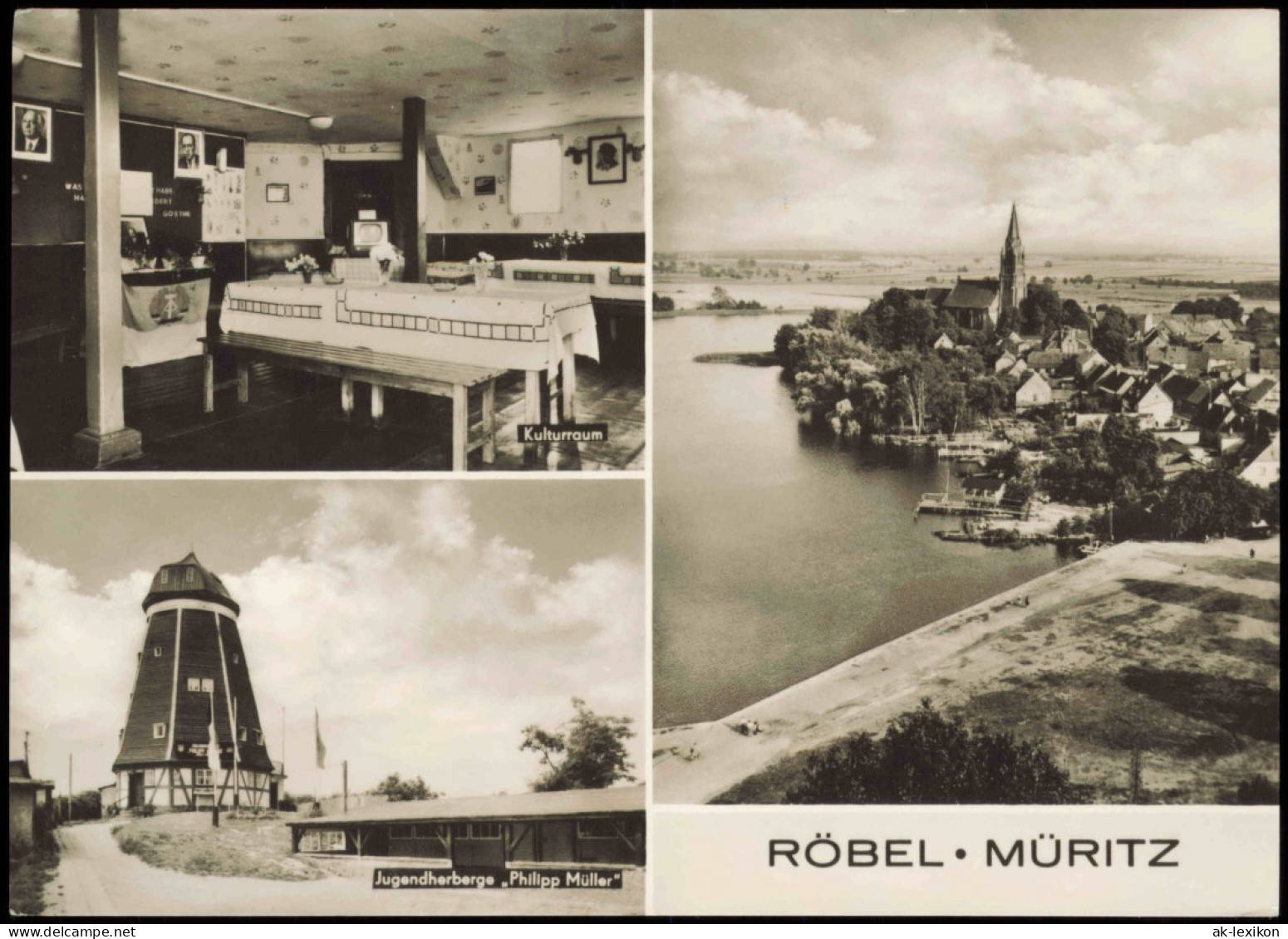 Röbel/Müritz DDR Mehrbildkarte U.a. Mit Jugendherberge Philipp Müller 1968 - Röbel