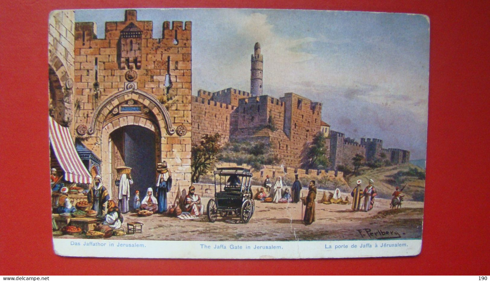 The Jaffa Gate In Jerusalem. - Palestine