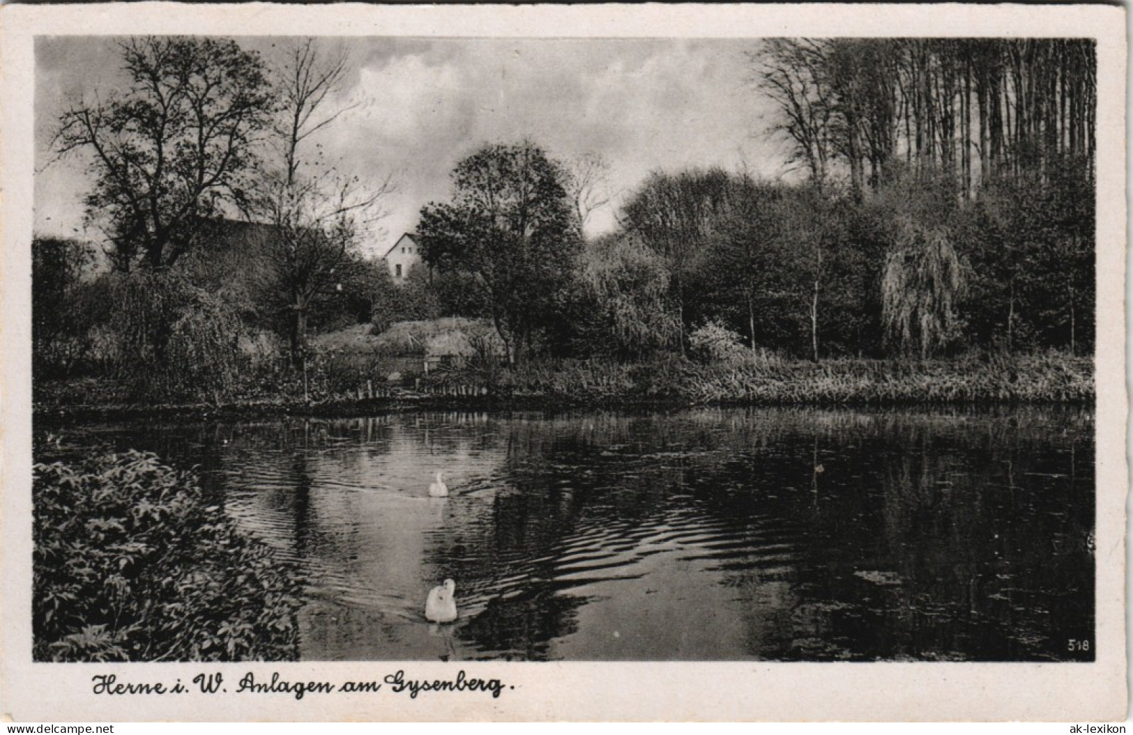 Ansichtskarte Herne Anlagen 1940 - Herne