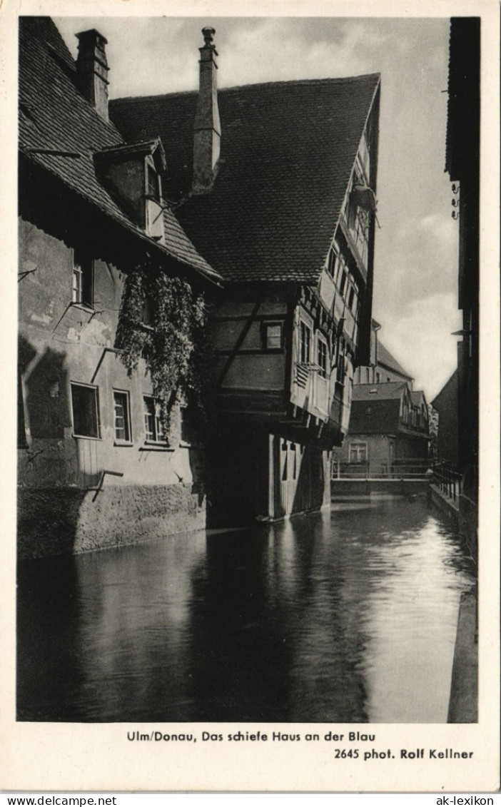 Ansichtskarte Kulmbach Das Schiefe Haus An Der Blau 1940 - Kulmbach