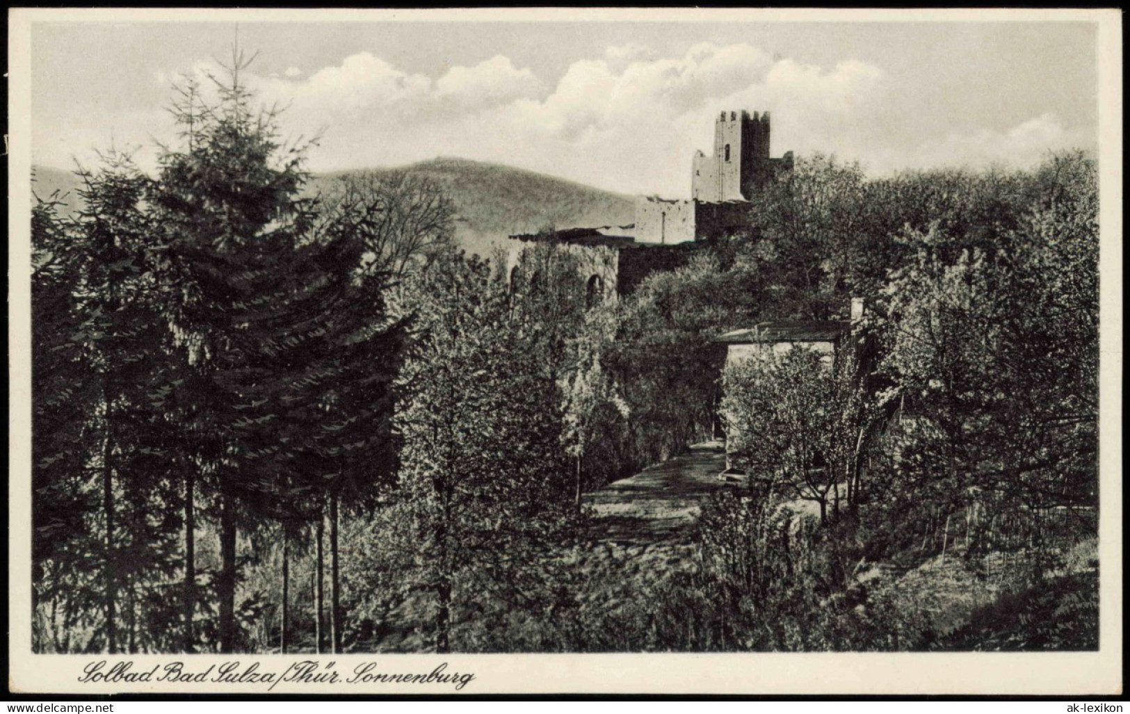 Ansichtskarte Bad Sulza Sonnenburg Burg In Thüringen 1930 - Bad Sulza