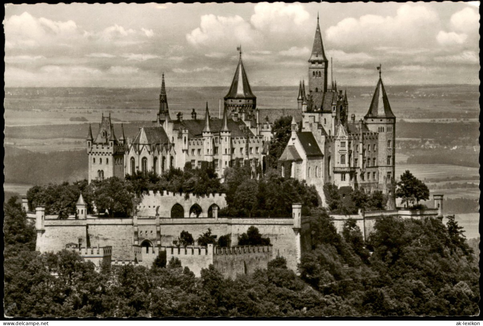 Ansichtskarte Hechingen Burg Hohenzollern (Castle) 1958 - Hechingen