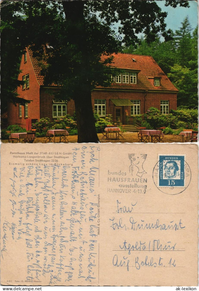 Stadthagen Umland-Ansicht, Forsthaus Haft Bei Hörkamp-Langenbruch 1965 - Stadthagen