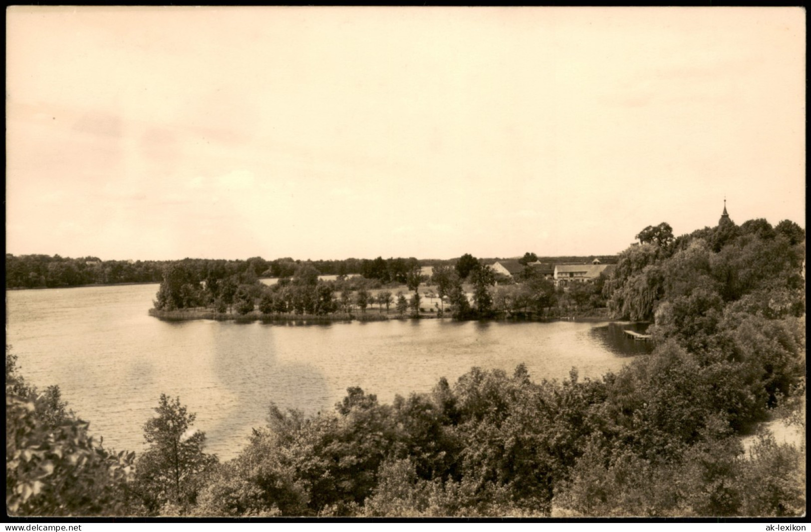 Ansichtskarte Kallinchen-Zossen Panorama-Ansicht Motzener See 1962 - Zossen