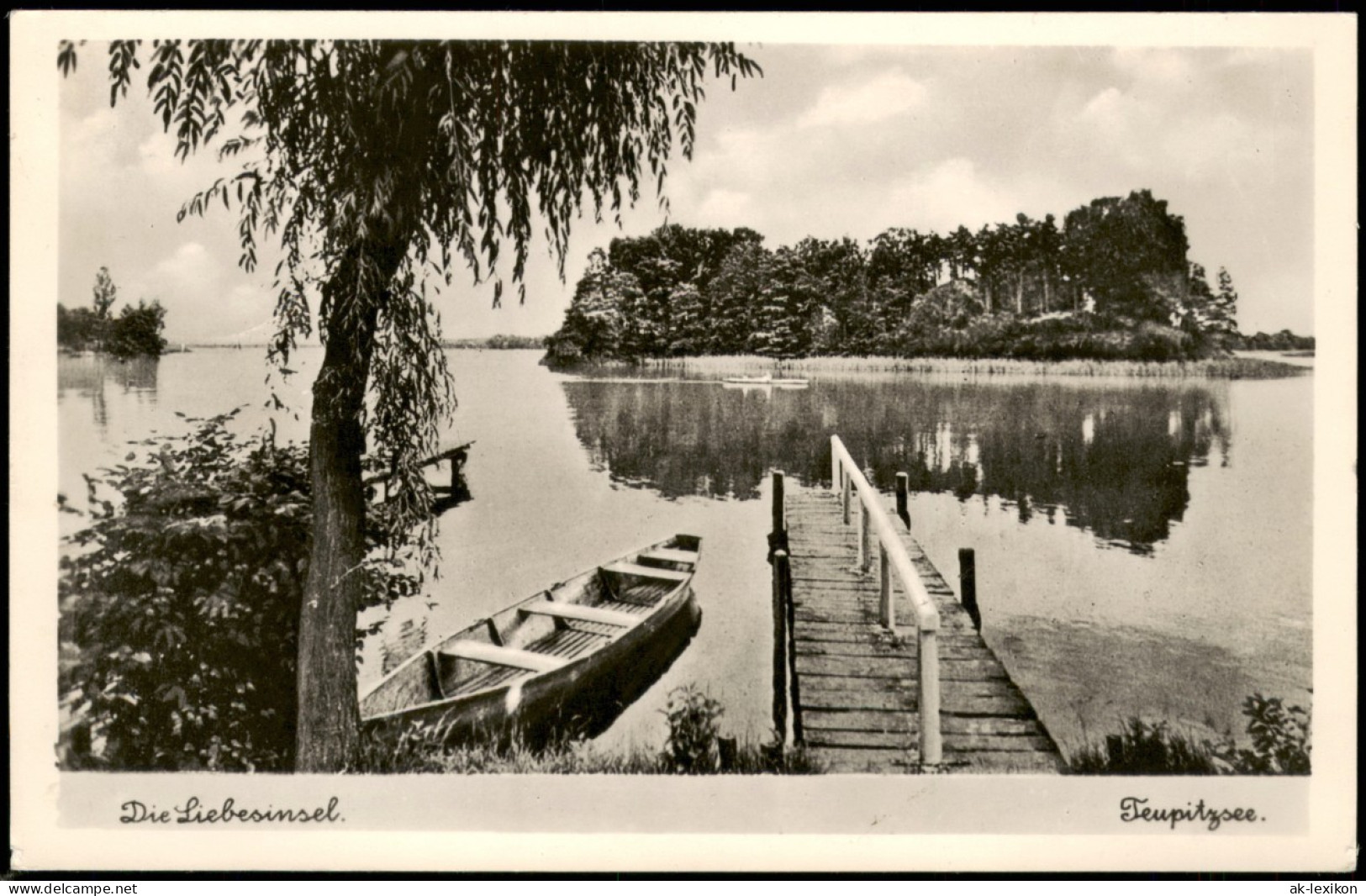 Ansichtskarte Teupitz Teupitzsee Liebesinsel 1967 - Teupitz