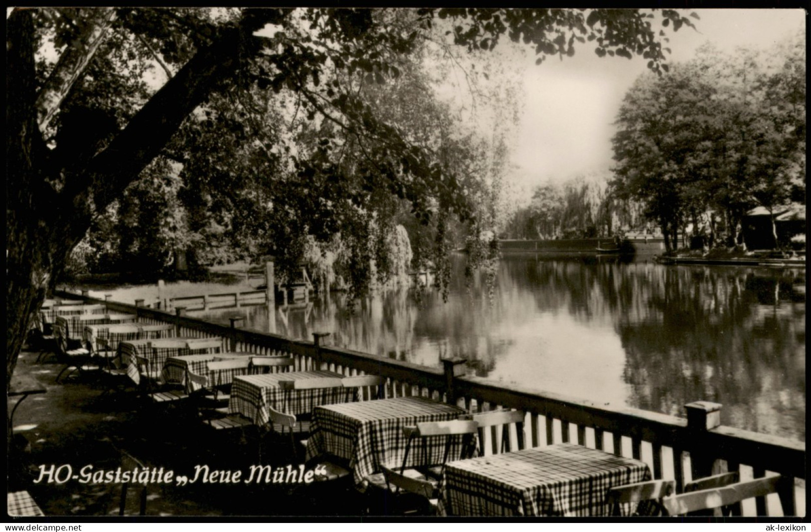 Königs Wusterhausen Umland-Ansicht Gaststätte Neue Mühle Freisitz 1964 - Königs-Wusterhausen