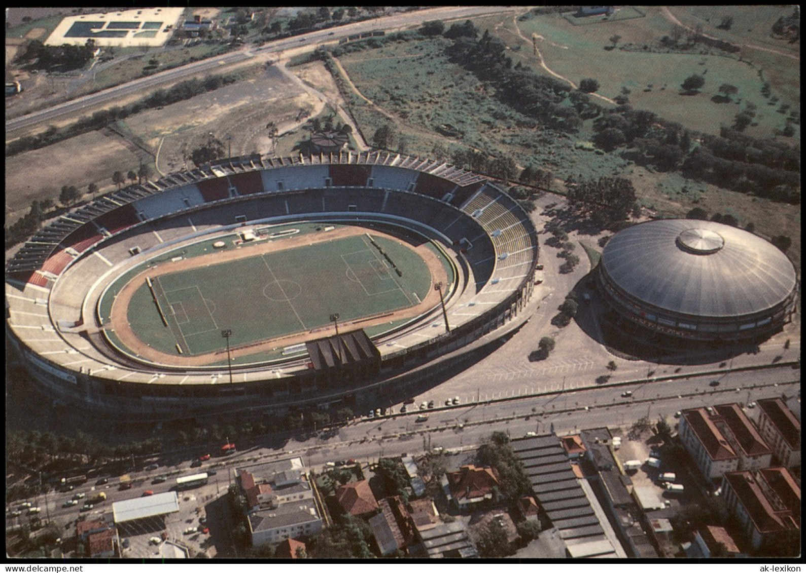 Postcard Porto Alegre Luftbild Stadion Stadio 1998 - Sonstige & Ohne Zuordnung