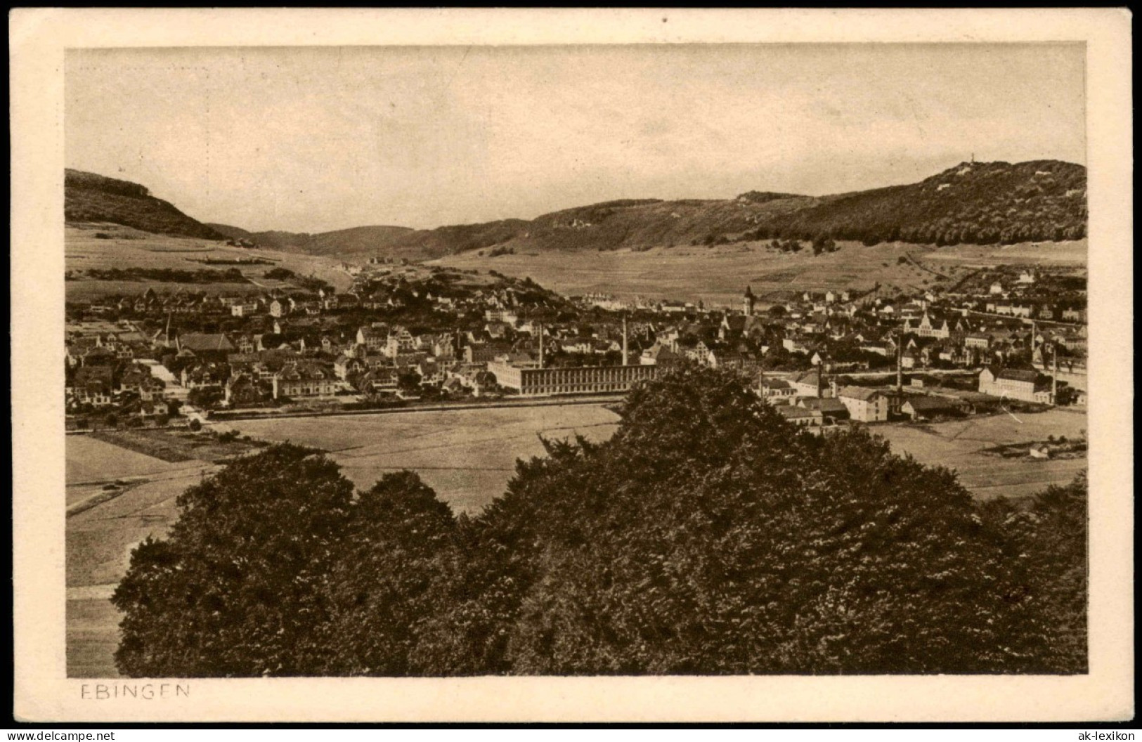Ansichtskarte Ebingen-Albstadt Panorama 1925   Gel  Stempel Nach Balingen - Albstadt