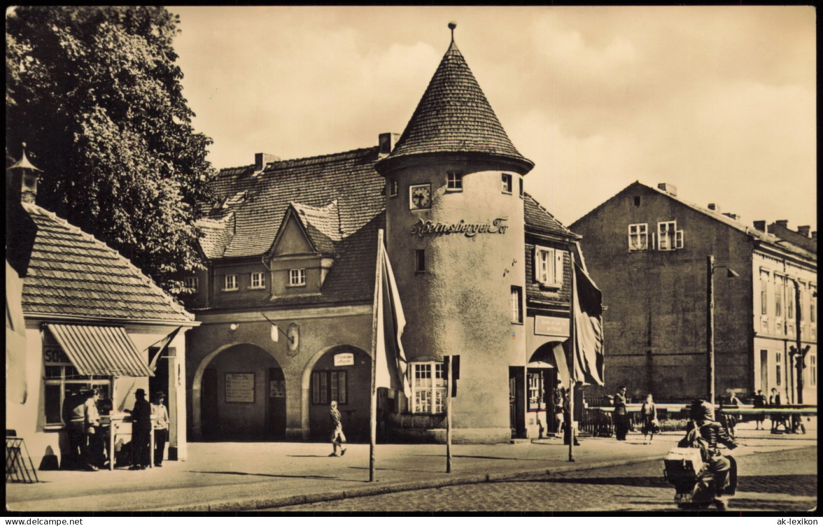 Ansichtskarte Neuruppin Bahnhof "Rheinsberger Tor" 1960 - Neuruppin