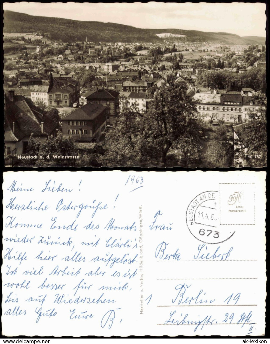 Neustadt An Der Weinstraße Neustadt An Der Haardt Panorama-Ansicht 1963 - Neustadt (Weinstr.)