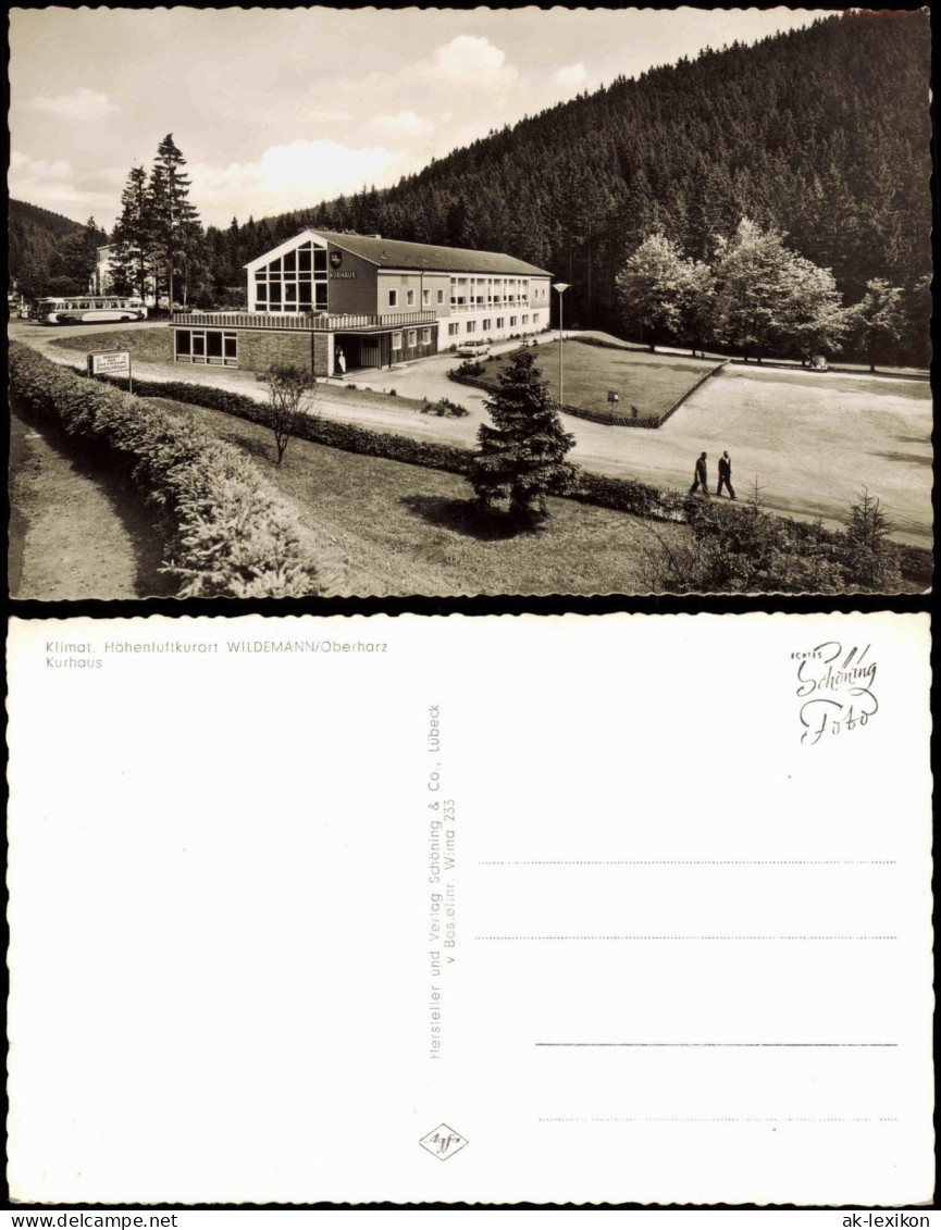 Wildemann (Innerstetal) Kurhaus Klimat. Höhenluftkurort Oberharz 1960 - Wildemann