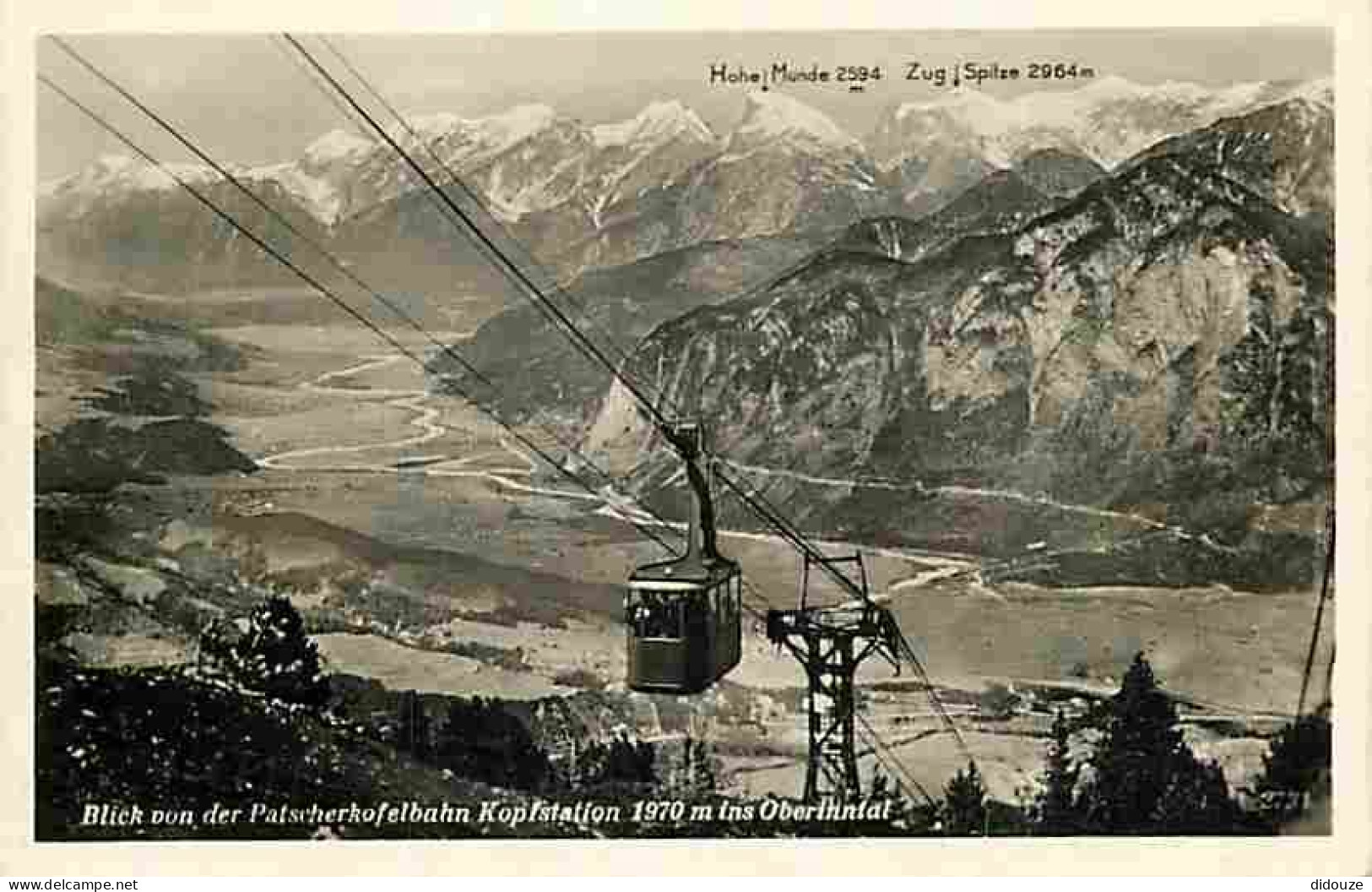 Autriche - Blick Don Der Patscherkofelbahn Kopfstation 1970 M Ins Oberinntal - Téléphérique - CPA - Voir Scans Recto-Ver - Landeck