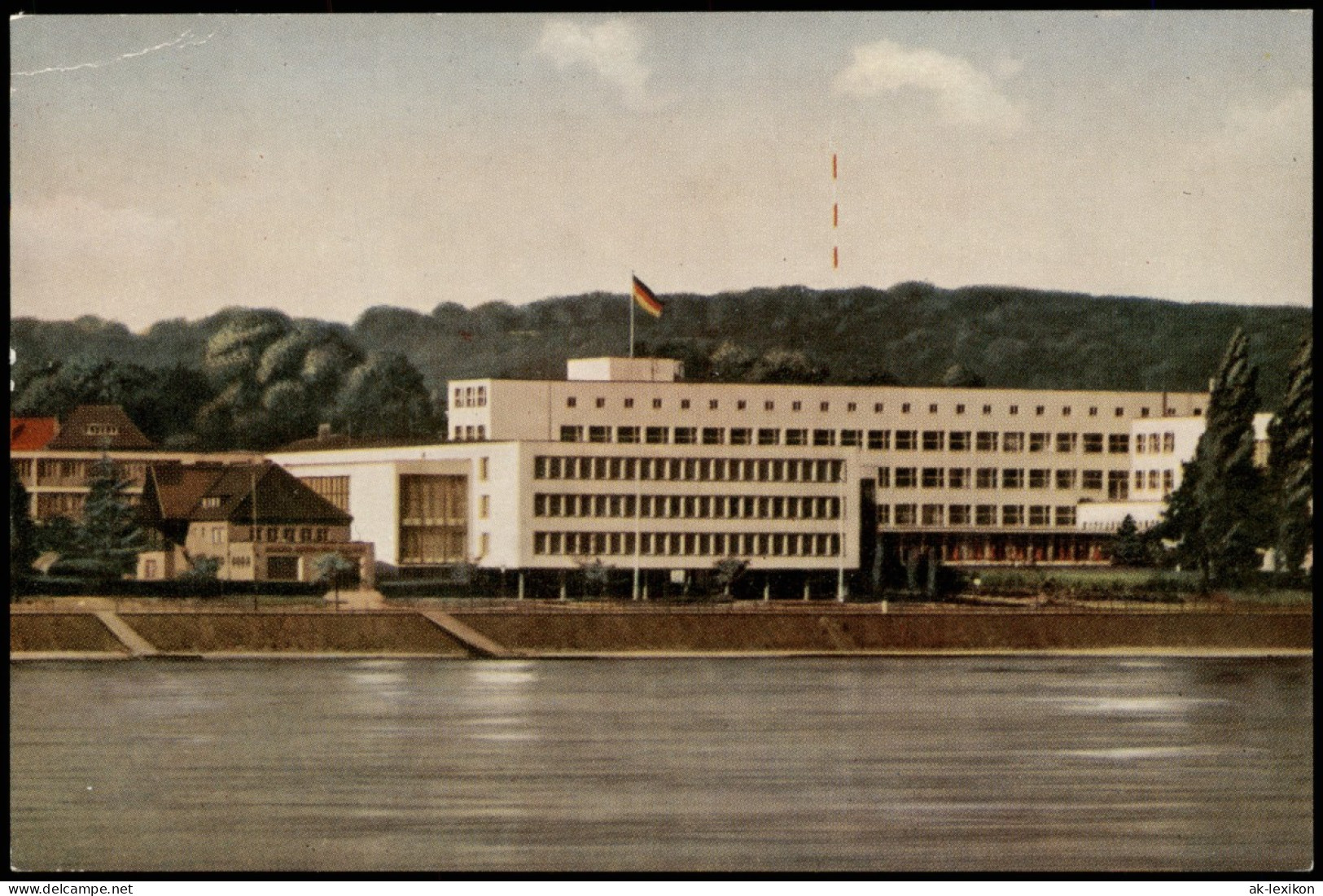 Ansichtskarte Bonn Bundeshaus Am Rhein 1960 - Bonn