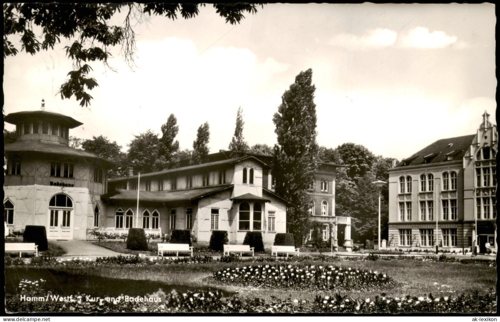 Ansichtskarte Hamm (Westfalen) Kurhaus Badehaus 1960 - Hamm