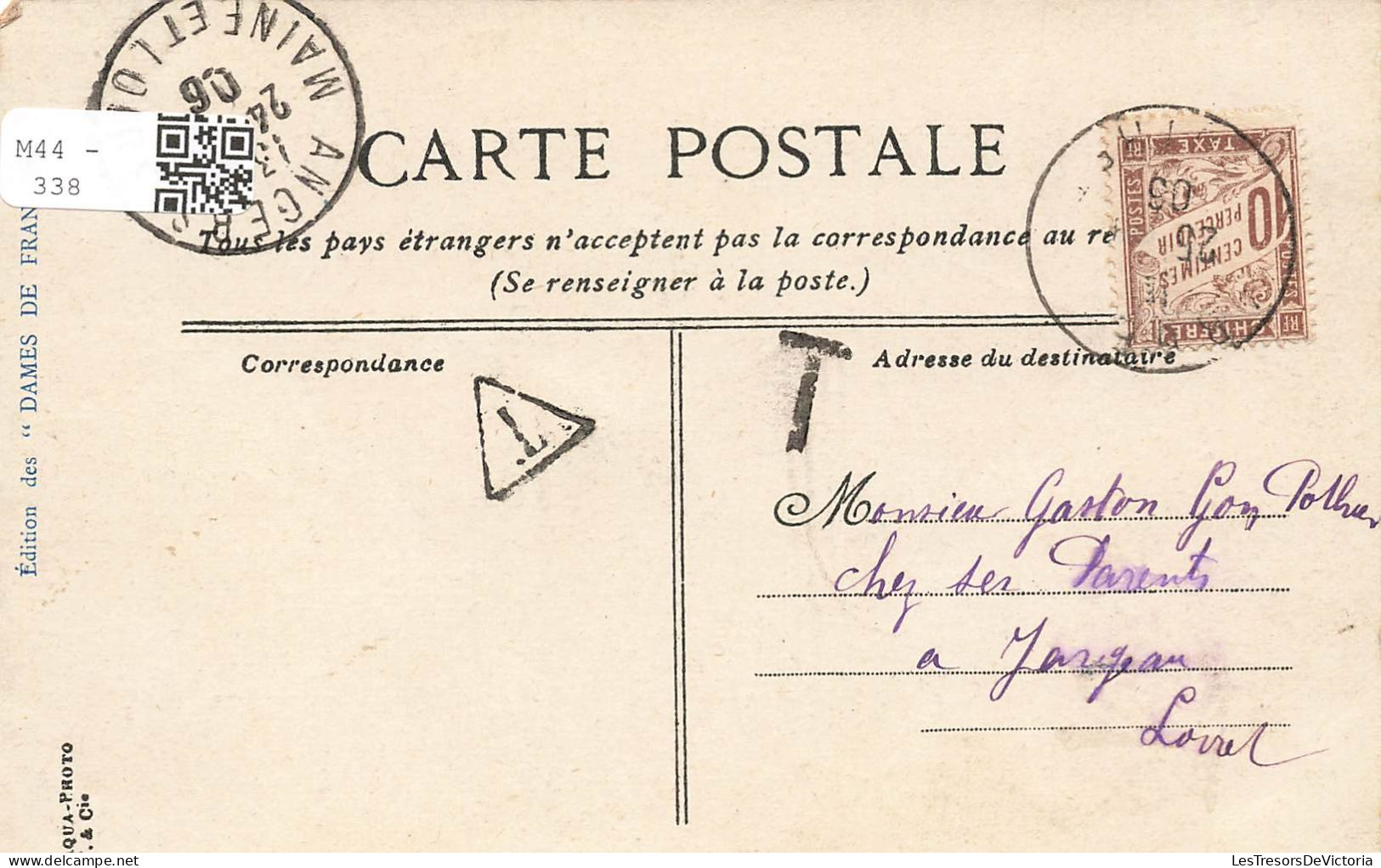 FRANCE - Angers - Le Château  - Carte Postale Ancienne - Angers