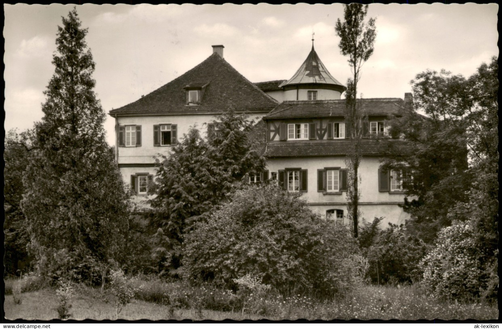 Ansichtskarte Lindach-Schwäbisch Gmünd Kurhaus Im Schloss 1967 - Schwäbisch Gmünd