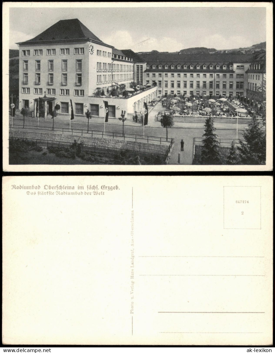Ansichtskarte Oberschlema-Bad Schlema Kurhaus 1938 - Bad Schlema