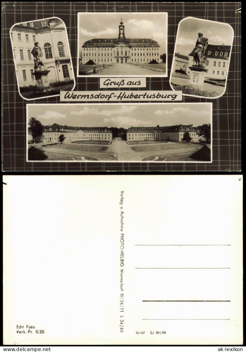 Ansichtskarte Wermsdorf DDR Mehrbild-AK Gruss Aus Wermsdorf-Hubertusburg 1966 - Wermsdorf