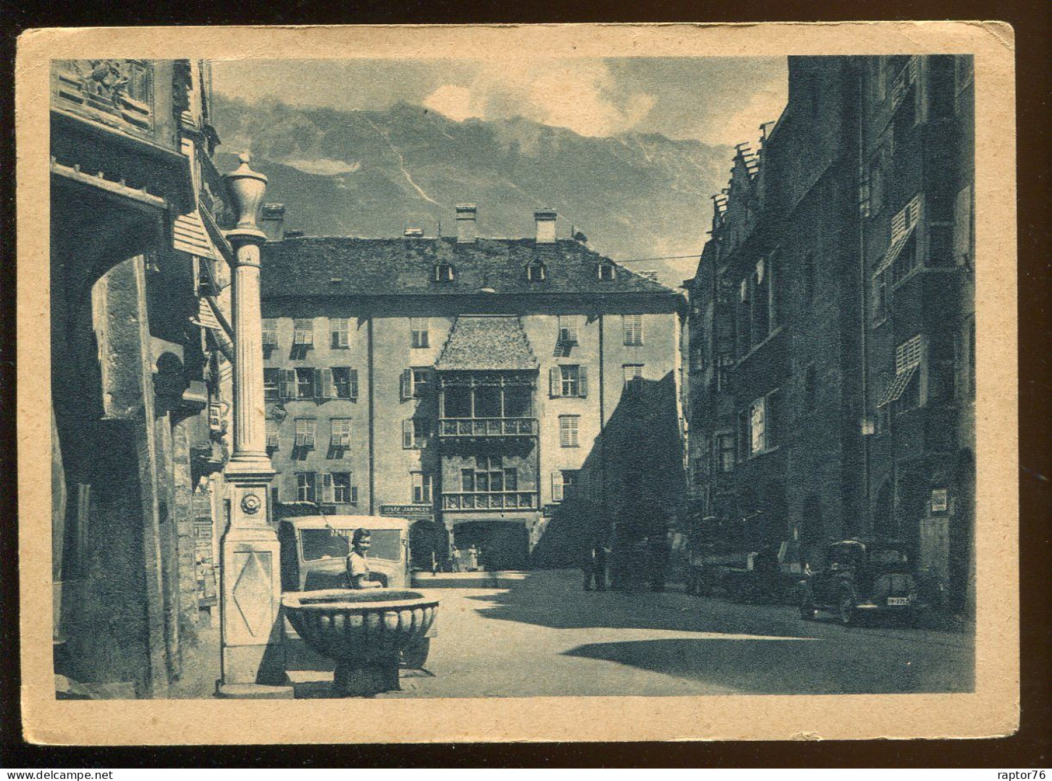 CPSM Non écrite Autriche INNSBRUCK Herzog-Friedrich-Strasse Mit Goldenen Dachl - Innsbruck