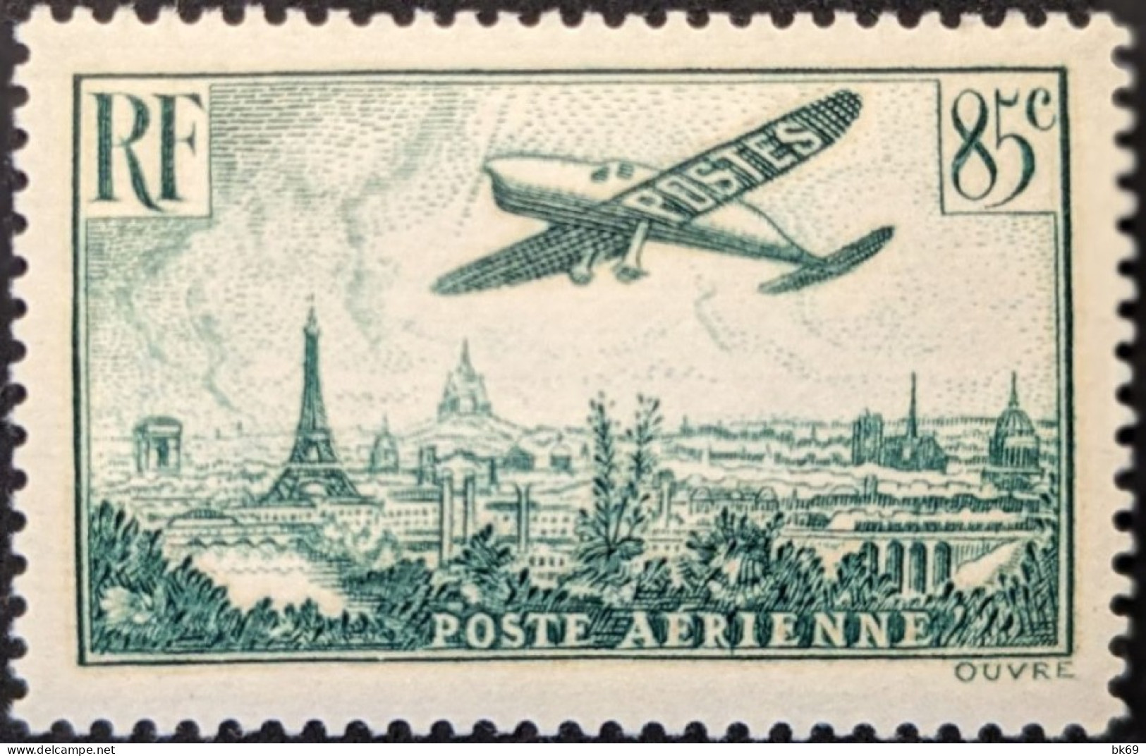 PA N° 8** Avion Survolant Paris - 1927-1959 Ungebraucht