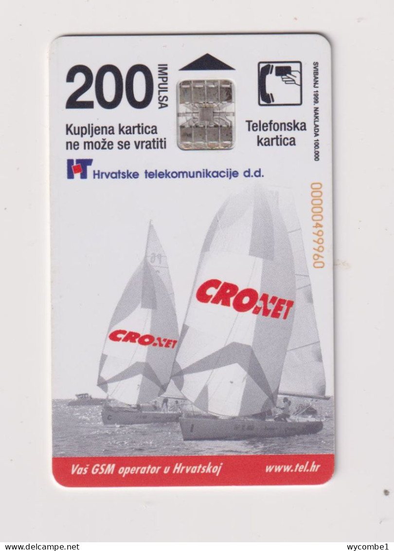 CROATIA -  Cronet Yachting Chip  Phonecard - Croatia