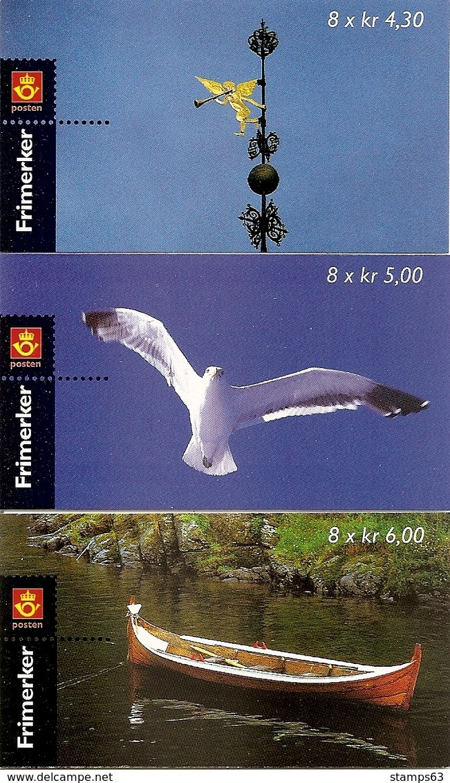 NORWAY, 1997, Booklet 97/99, Touristbooklets 1997 - Postzegelboekjes