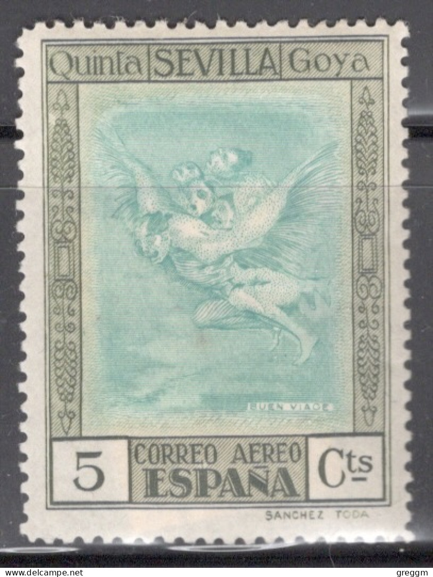 Spain 1930 Single Stamp Issued As An Airmail - The 100th Anniversary Of The Death Of Francisco De Goya In Mounted Mint - Nuovi