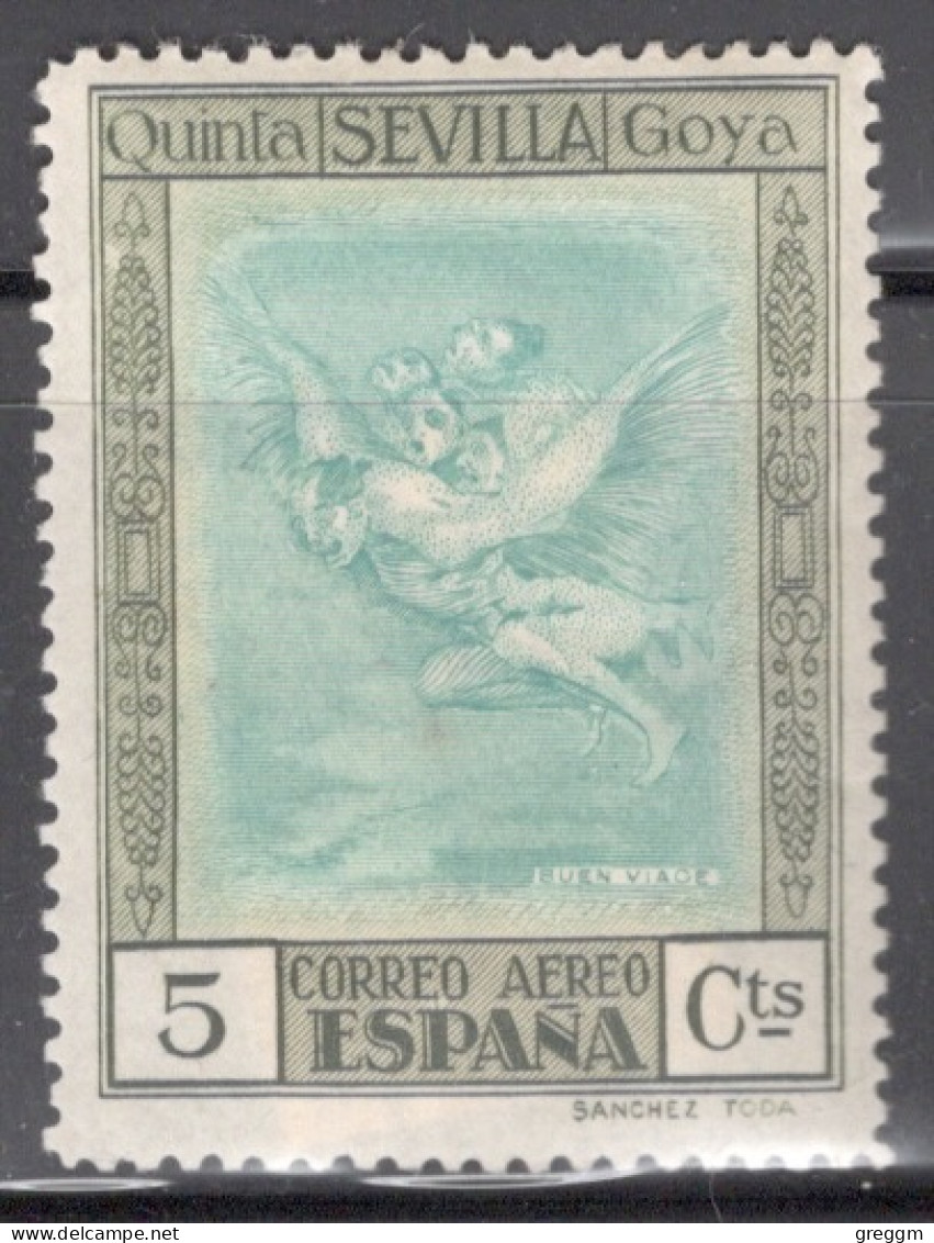 Spain 1930 Single Stamp Issued As An Airmail - The 100th Anniversary Of The Death Of Francisco De Goya In Mounted Mint - Ungebraucht