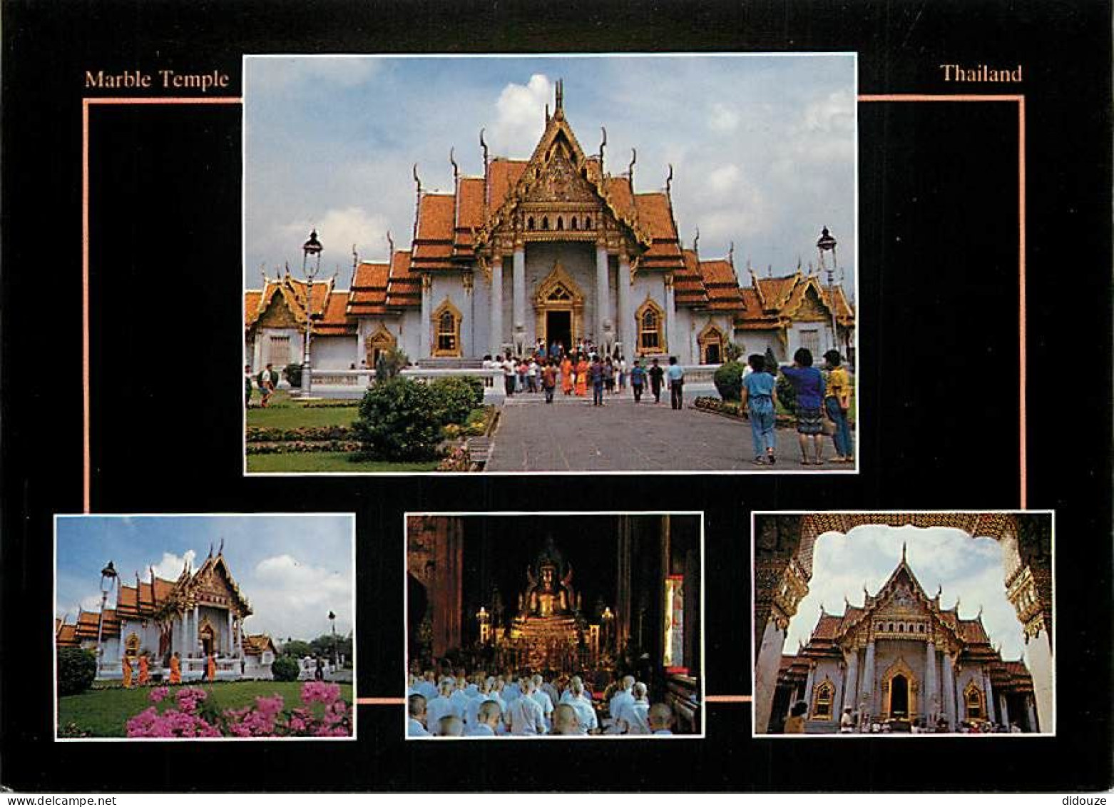 Thailande - Bangkok - The Marble Temple, Wat Benchamaborpit - Multivues - Carte Neuve - Thailand - CPM - Voir Scans Rect - Tailandia