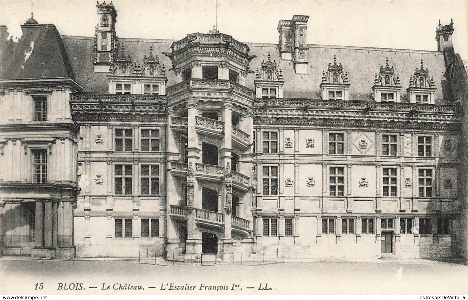 FRANCE - Blois - Le Château - L'Escalier De François 1er - LL - Carte Postale Ancienne - Blois