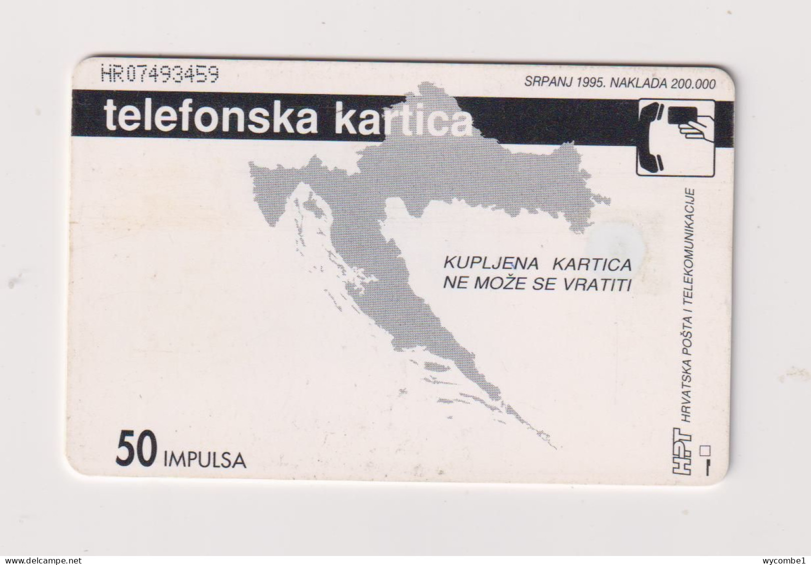 CROATIA -  Anti Drugs Chip  Phonecard - Kroatien