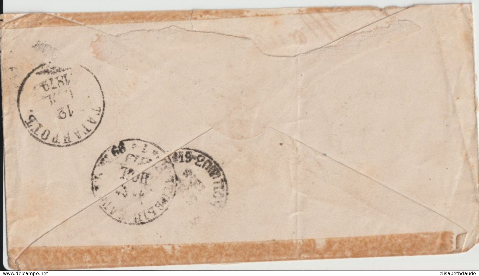 RUSSIE - 1879 - LIVRAISON GRATUITE MONDE ENTIER A PARTIR De 5 EUR D'ACHAT ! ENVELOPPE ENTIER POSTAL - Enteros Postales