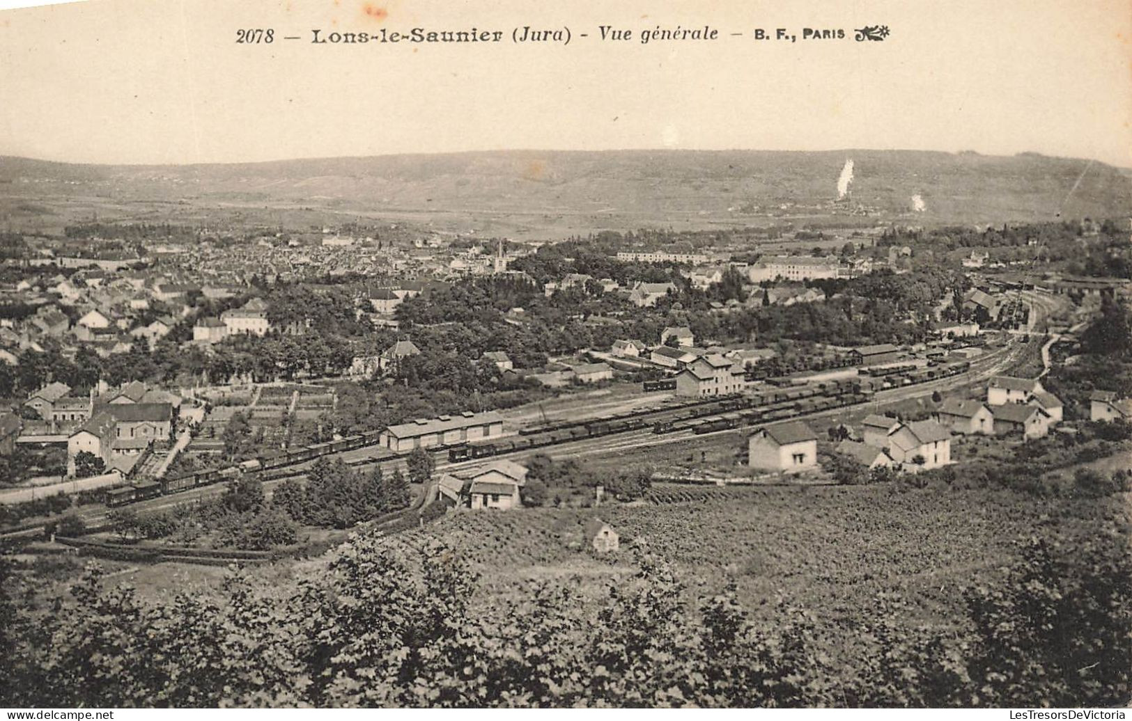 FRANCE - Lons Le Saunier (Jura) - Vue Générale De La Ville - B F Paris - Carte Postale Ancienne - Lons Le Saunier