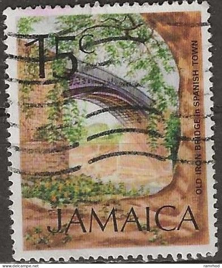 JAMAICA 1964 Old Iron Bridge, Spanish Town - 15c. - Multicoloured FU - Jamaica (1962-...)