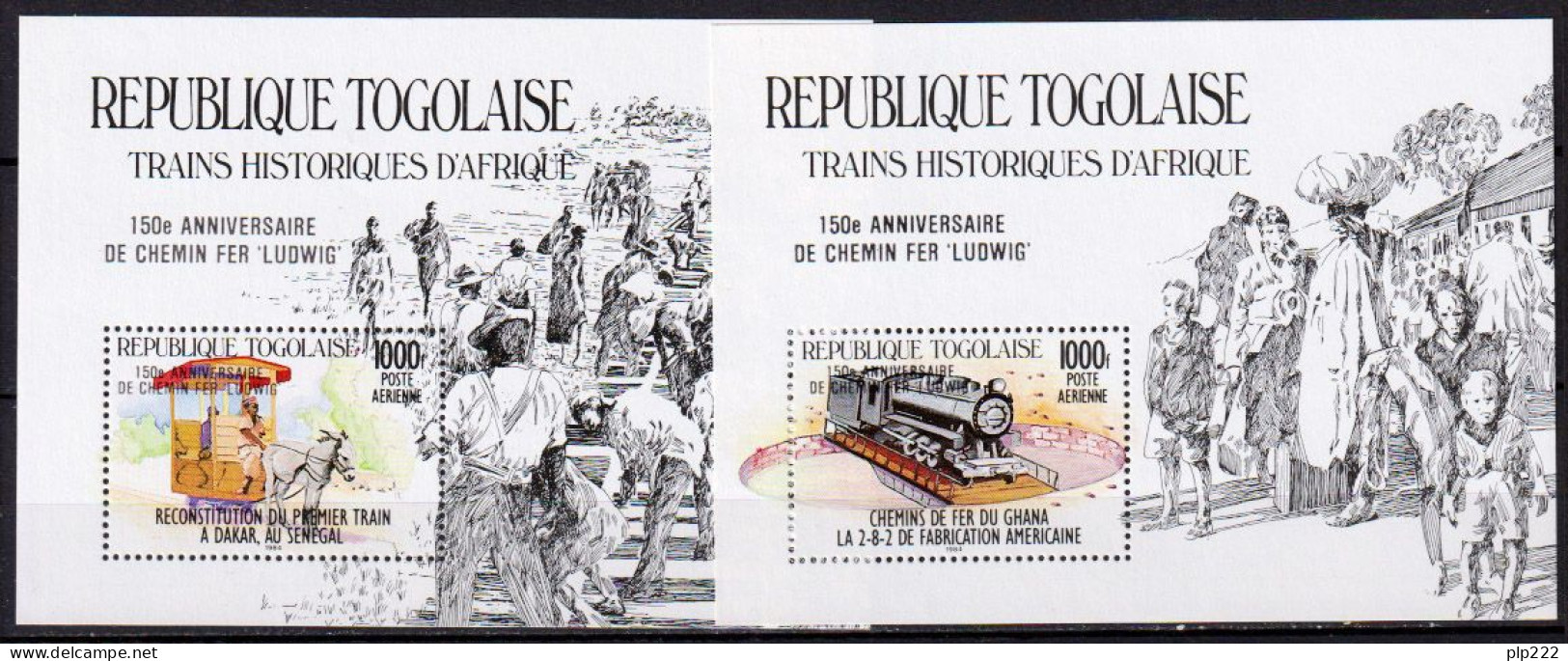 Togo 1986 Y.T.BF245/46 **/MNH VF - Togo (1960-...)