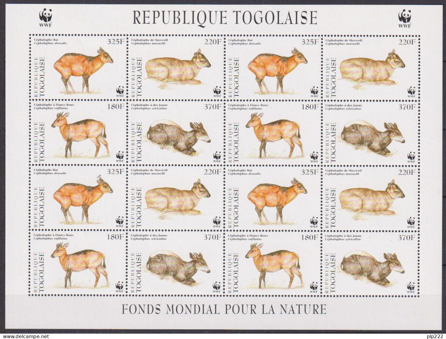 Togo 1997 Y.T.1615/18 Minisheet **/MNH VF - Togo (1960-...)