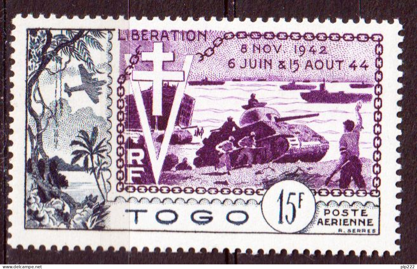 Togo 1949 Y.T.A22 **/MNH VF/F - Neufs