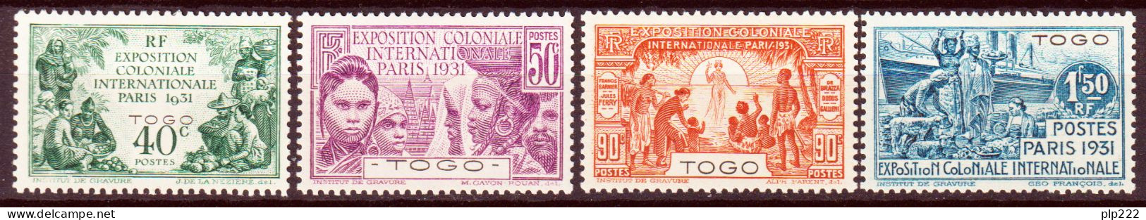 Togo 1931 Y.T.161/64 */MH VF/F - Unused Stamps