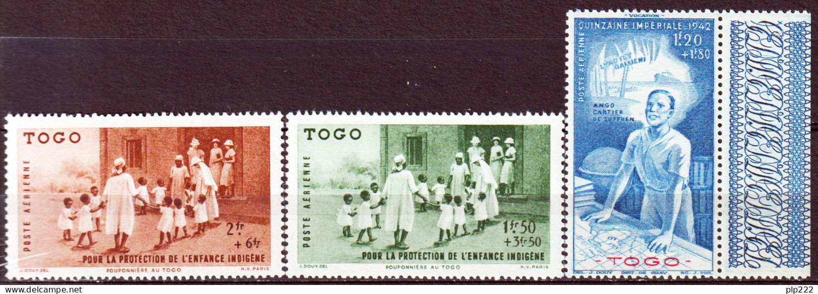 Togo 1940/42 Y.T.A1/8 **/MNH VF/F - Nuovi