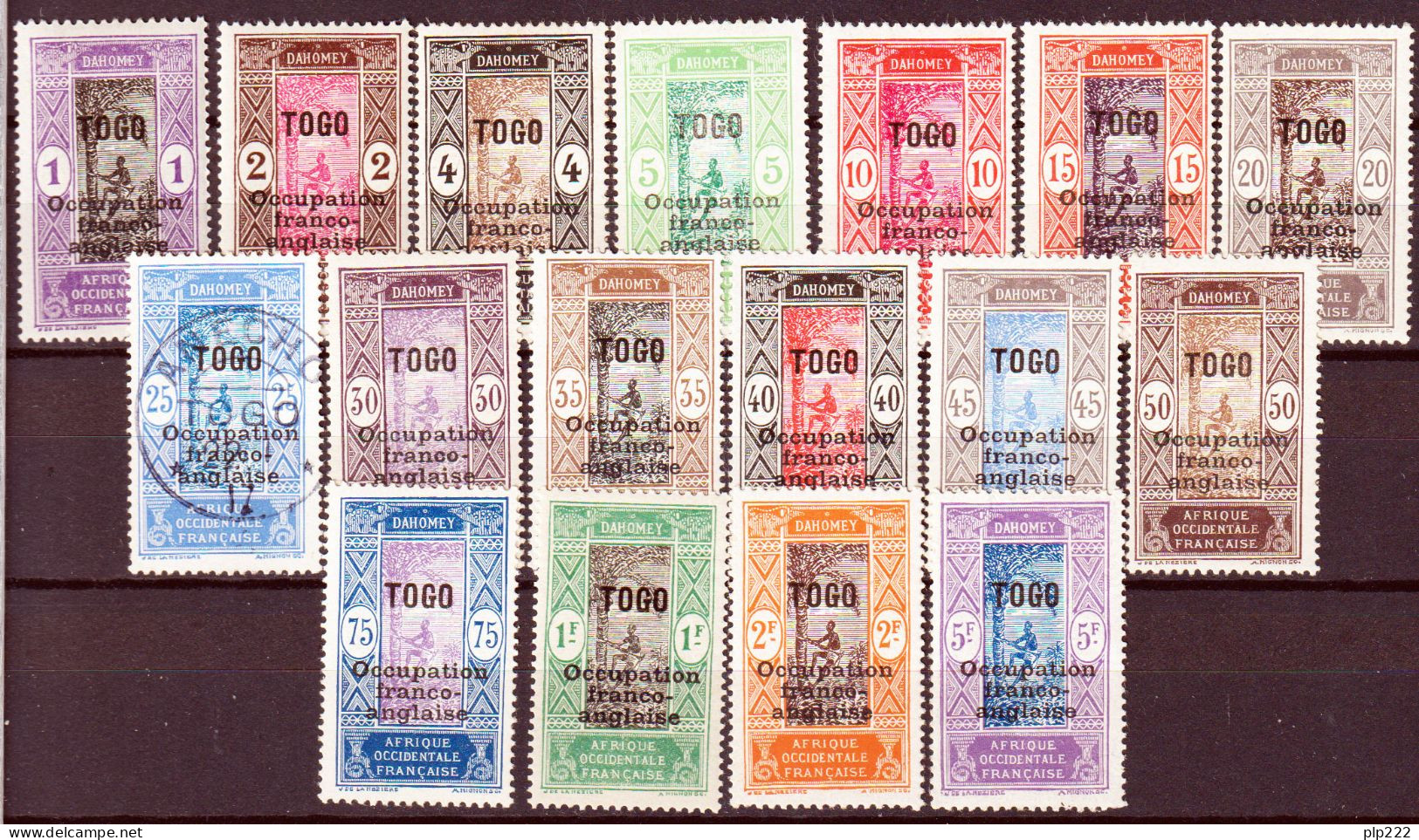 Togo 1916 Y.T.84/100 */MH VF/F - Unused Stamps