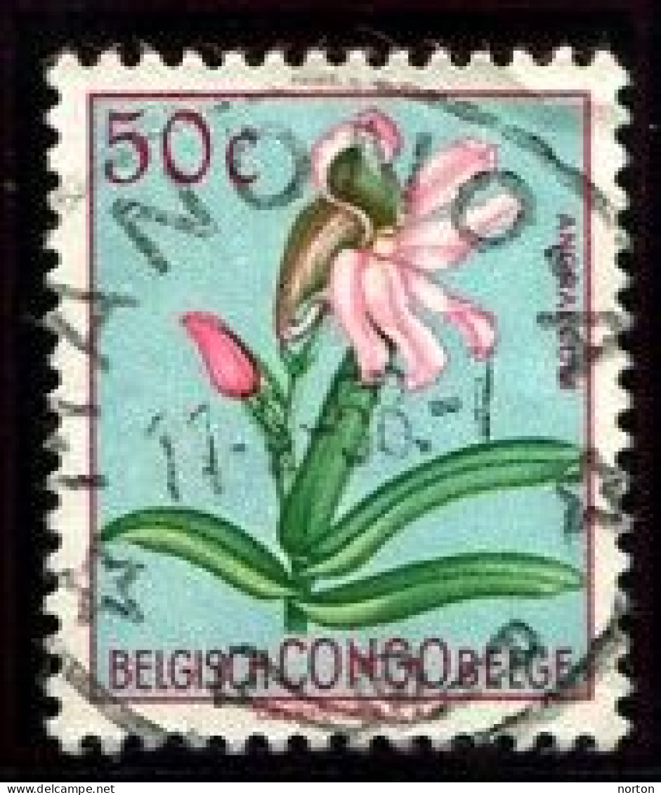 Congo Manono Oblit. Keach 10(-A) Sur C.O.B. 307 Le 11/06/1958 - Usados