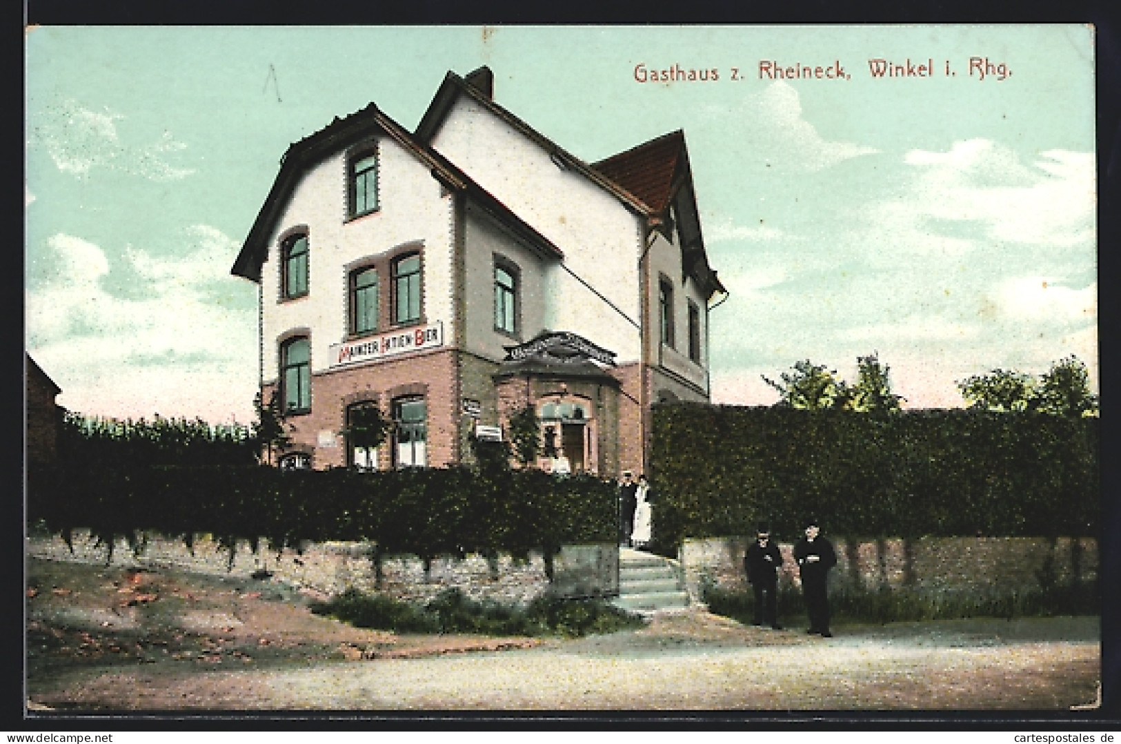 AK Winkel / Rheingau, Gasthaus Zum Rheineck  - Rheingau